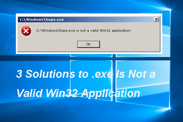 BatchRename4.exe not found
BatchRename4.exe is not a valid Win32 application