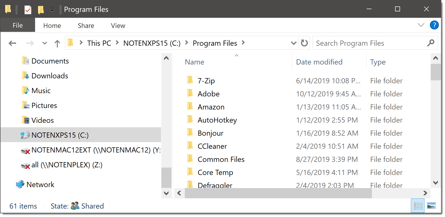 Check if the program is installed in the correct directory.
Search for the program on your computer using the search function.