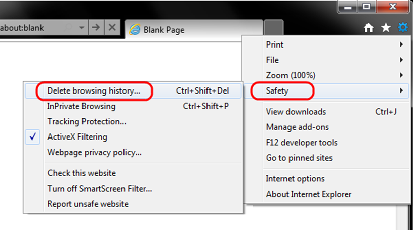 Click on the settings icon in the top right-hand corner
Select "History" or "Privacy"