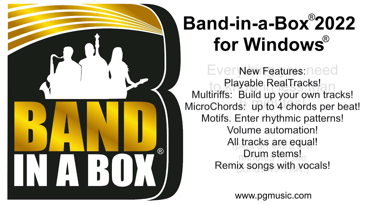 Close Band-in-a-Box.
Reopen Band-in-a-Box.