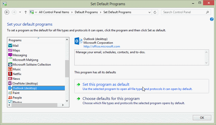 Disable any add-ons or extensions in the email program Reset the email program to default settings
