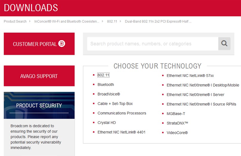 Download the latest Broadcom drivers from the manufacturer's website
Install the drivers and restart your computer again