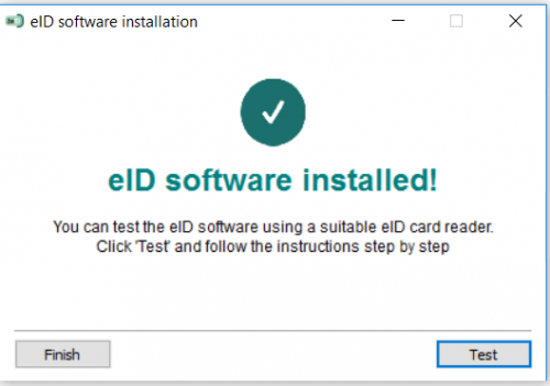 Download the latest version of your eID software from the official website.
Install the software and follow the instructions.