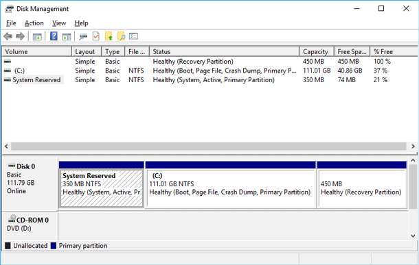 Ensure that the system partition is correctly marked
Use the Windows recovery environment to repair the BCD store