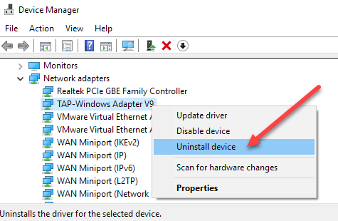 Go to the device manager by right-clicking on the Windows Start button and selecting "Device Manager"
Locate the wireless network adapter and right-click on it