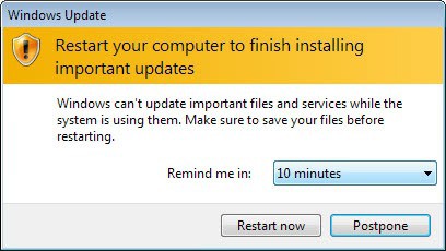 If an update is found, follow the prompts to install it. 
Restart the computer.