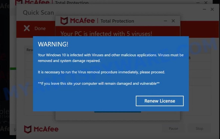If any malware or virus is detected, take appropriate action to remove it
After the scan is complete, restart your computer and see if the error is resolved