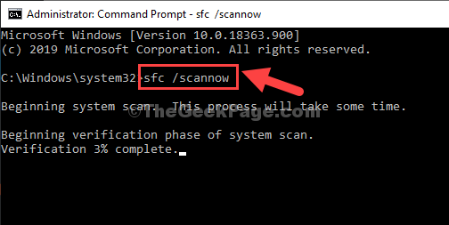 Open Command Prompt as an administrator
Type "sfc/scannow" and press Enter