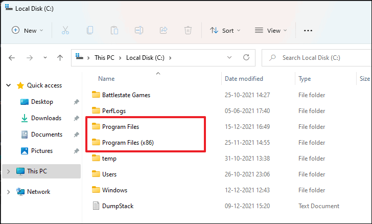 Open "File Explorer" and navigate to "C:Program Files (x86)"
Find the folder for the program you want to uninstall and right-click on it