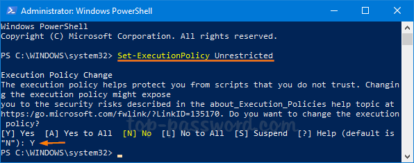 Open PowerShell as an Administrator.
Run the command Get-ExecutionPolicy to check the current execution policy.