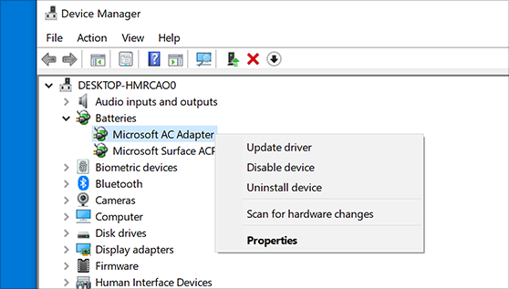 Right-click on your network adapter and select "Update Driver."
Follow the prompts to update the driver.