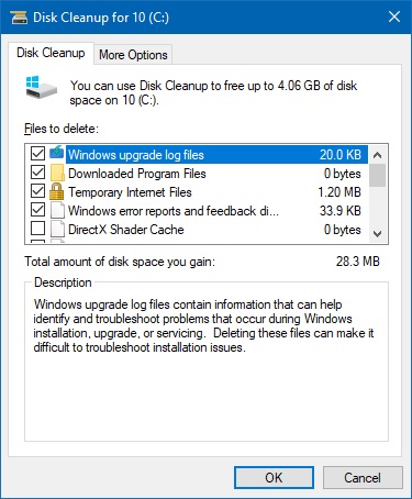 Use a disk cleanup tool to remove temporary files, caches, and other system junk files
Restart your computer